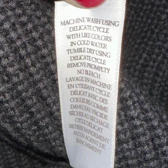 Frank & Eileen Montecito Black Pure Italian Cotton Knit Sweater Vest Size Small - Picture 11 of 13